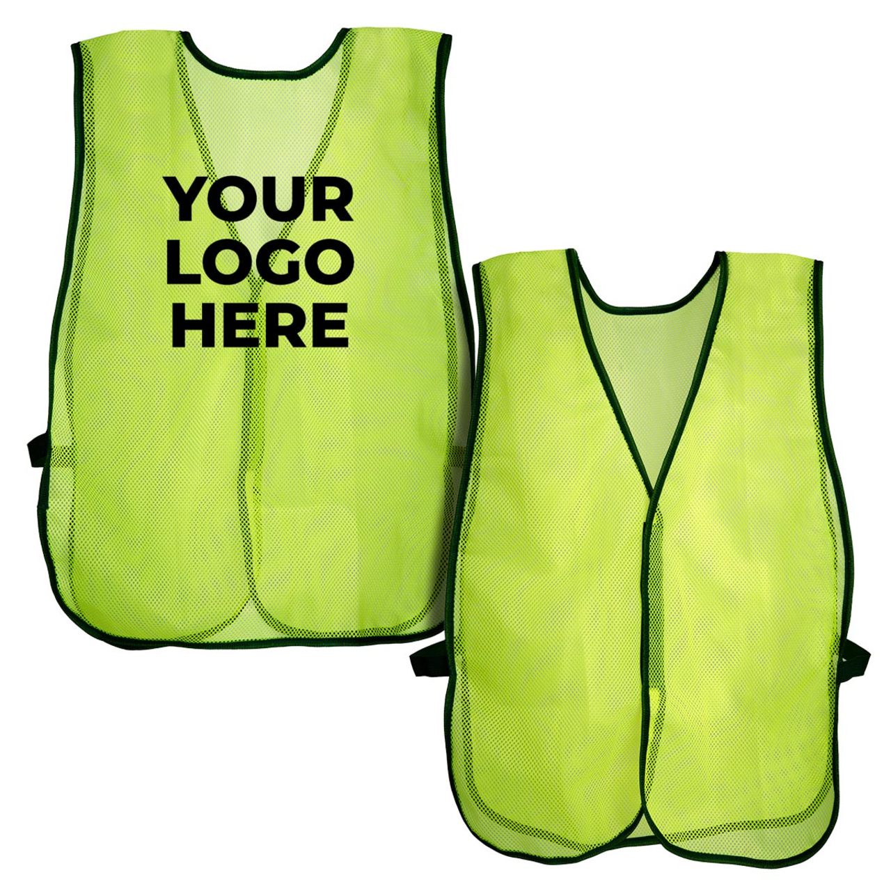 Custom Rugged Blue Non-ANSI Hi-Vis Mesh Safety Vest