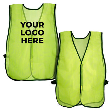 Custom Rugged Blue Non-ANSI Hi-Vis Mesh Safety Vest