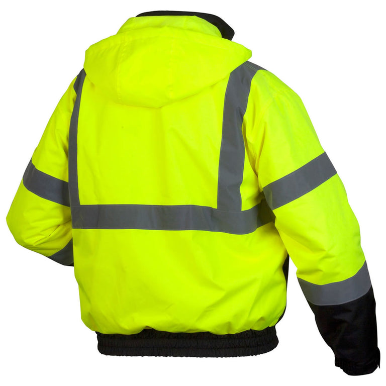Custom Pyramex RJ31H Type R Class 3 Hi-Vis Heated Waterproof Fleece Lined Jacket