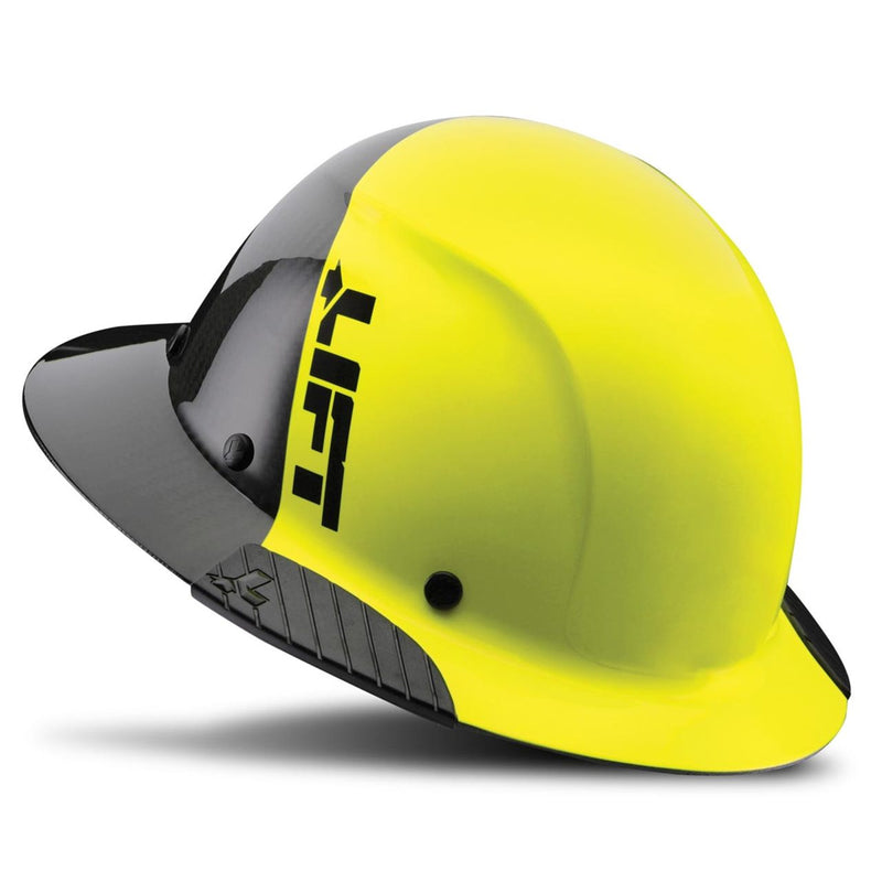 LIFT DAX Carbon Fiber Full Brim FIFTY/50 Hard Hat