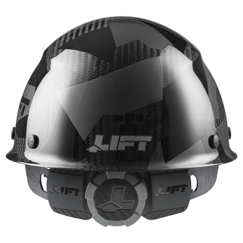 LIFT DAX Black Camo Carbon Fiber Cap Brim Hard Hat