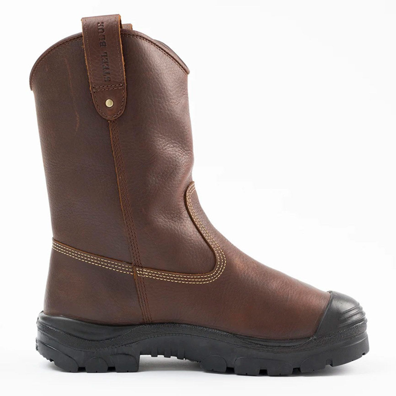 Steel Blue Men's Heeler Bump Cap 10" EH Met-Guard Steel Toe Boots, 862905, Oak