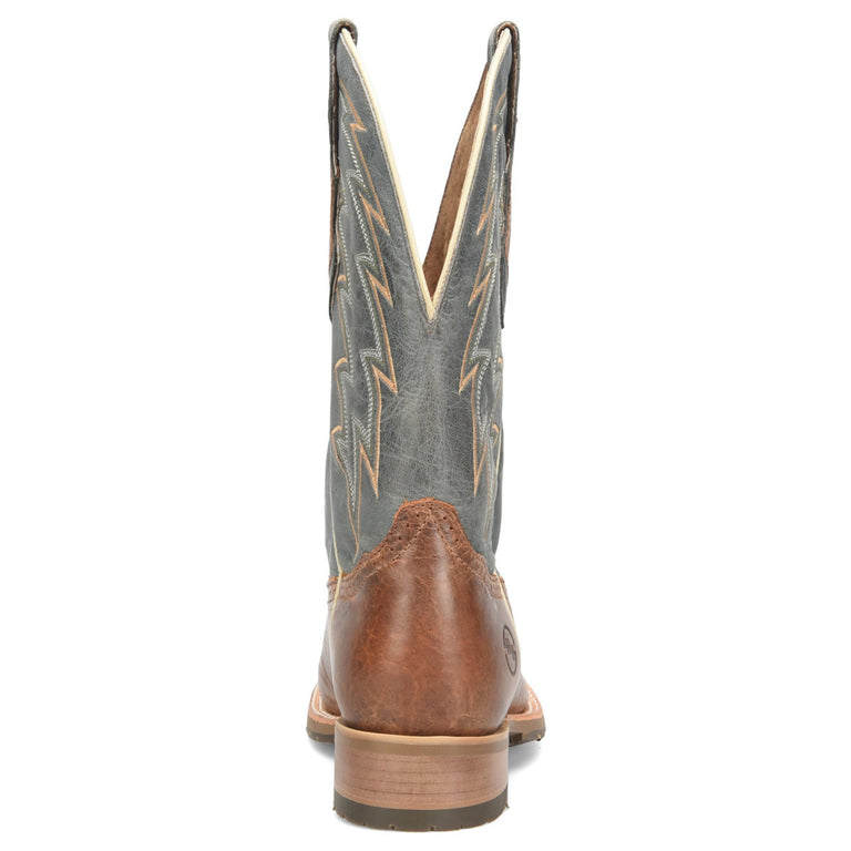 Double-H Men's 12" Leland Boots, DH7026, Blue/Brown