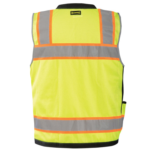 OccuNomix Type R Class 2 Hi-Vis Heavy Duty Two-Tone Surveyor Vest, LUX-HDS2T