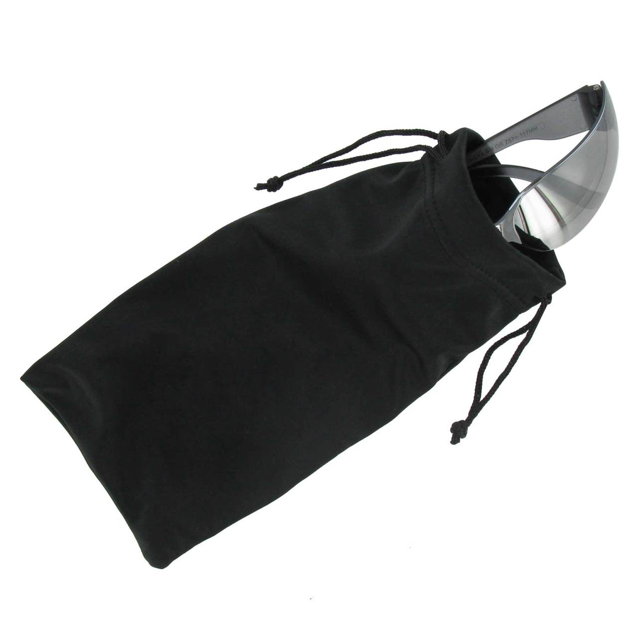 Drawstring Eyeglass Storage & Cleaning Case, Soft Cloth
