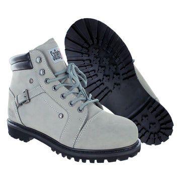 Safety Girl Women's Fusion Steel Toe Work Boots - Gray