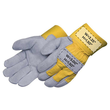 Custom Canvas Back Leather Palm Gloves, GL140, 72 Pairs