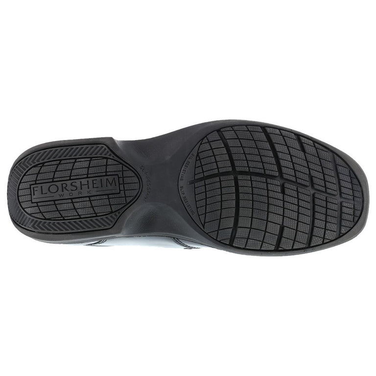 Florsheim Men's Coronis Dress Slip-On Oxford SD Steel Toe Shoes, FS2005