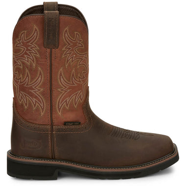Justin Men's Switch 11" EH Composite Toe Boots, SE4812, Brown