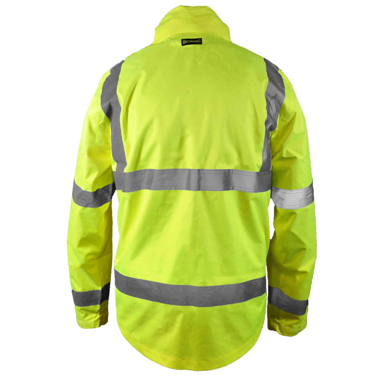 Occunomix Hi-Vis Class 3 Lightweight Breathable Rain Jacket, LUX-RSLTJ