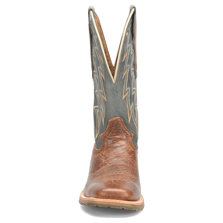 Double-H Men's 12" Leland Boots, DH7026, Blue/Brown