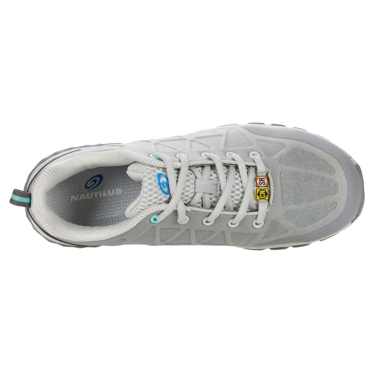 Nautilus Women's Spark Oxford Grey Carbon Toe Work Shoe (Size 5.5 Wide)