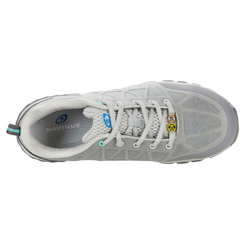 Nautilus Women's Spark Oxford Grey Carbon Toe Work Shoe (Size 5.5 Wide)
