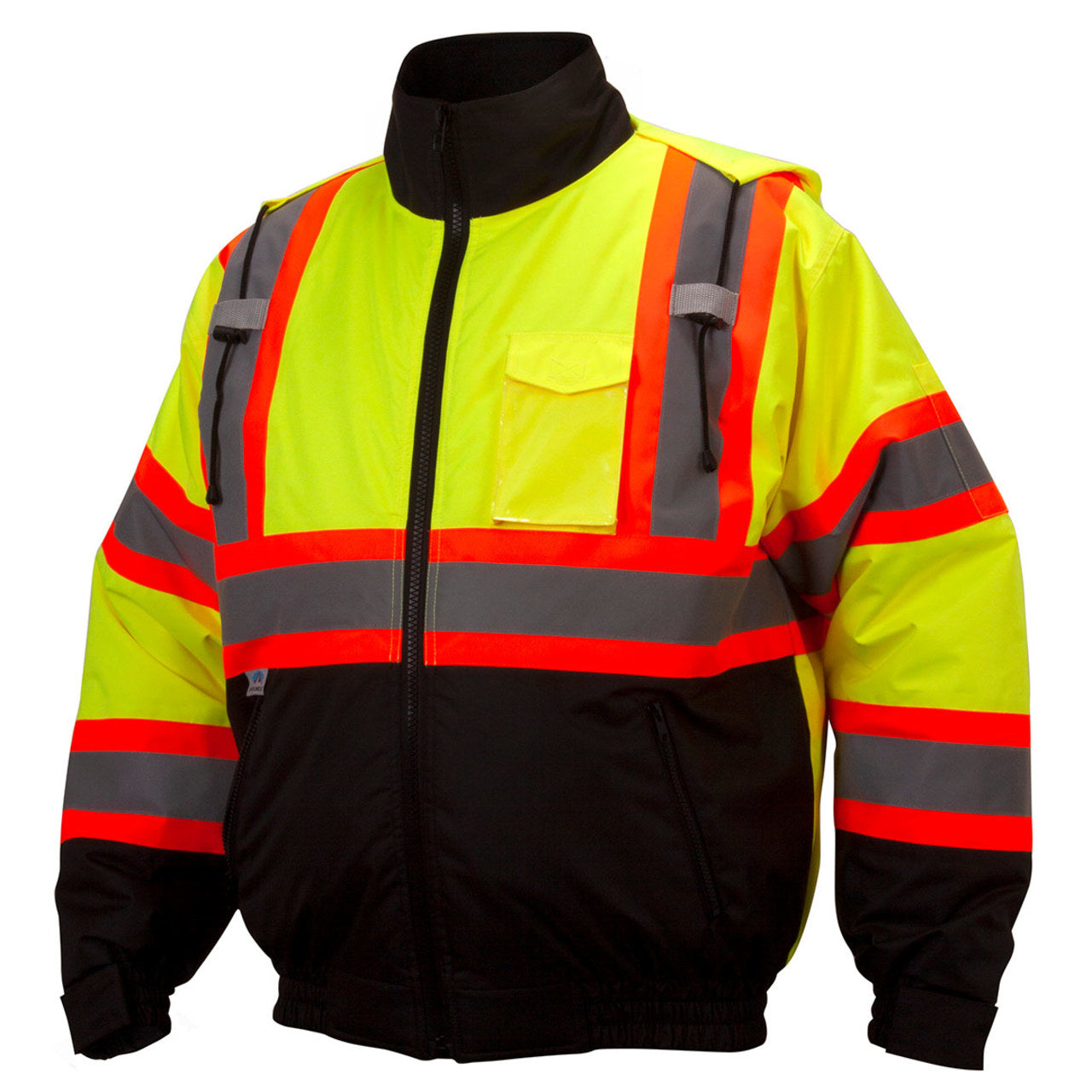 Custom Pyramex RCJ32 Type R Class 3 Hi-Vis Waterproof Quilt Lined Jacket with X-Back