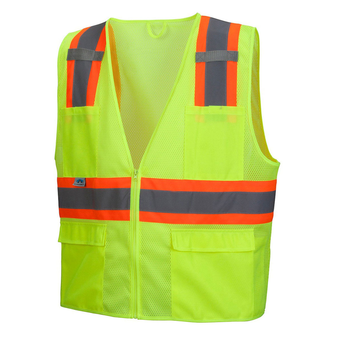 Pyramex RVZ23 Type R Class 2 Hi-Vis Two-Tone Mesh Safety Vest