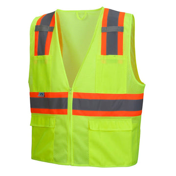 Pyramex RVZ23 Type R Class 2 Hi-Vis Two-Tone Mesh Safety Vest