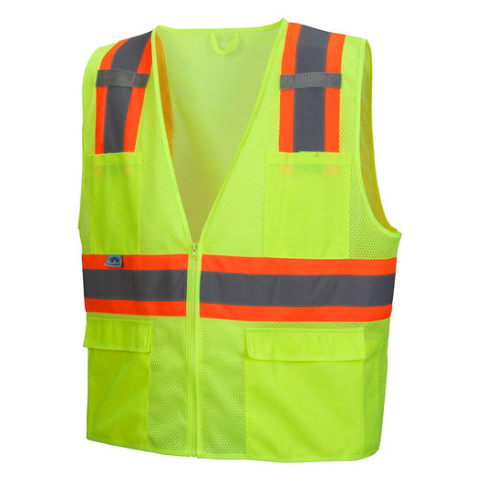 Pyramex RVZ23 Type R Class 2 Hi-Vis Two-Tone Mesh Safety Vest