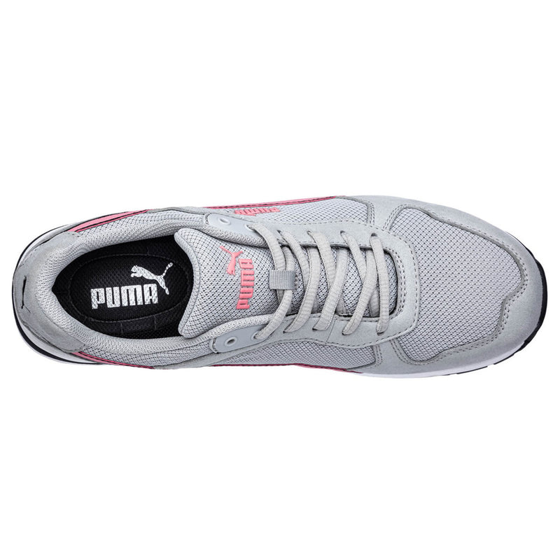 Puma Safety Women's Frontside Low EH Composite Toe, 643085, Grey/Pink