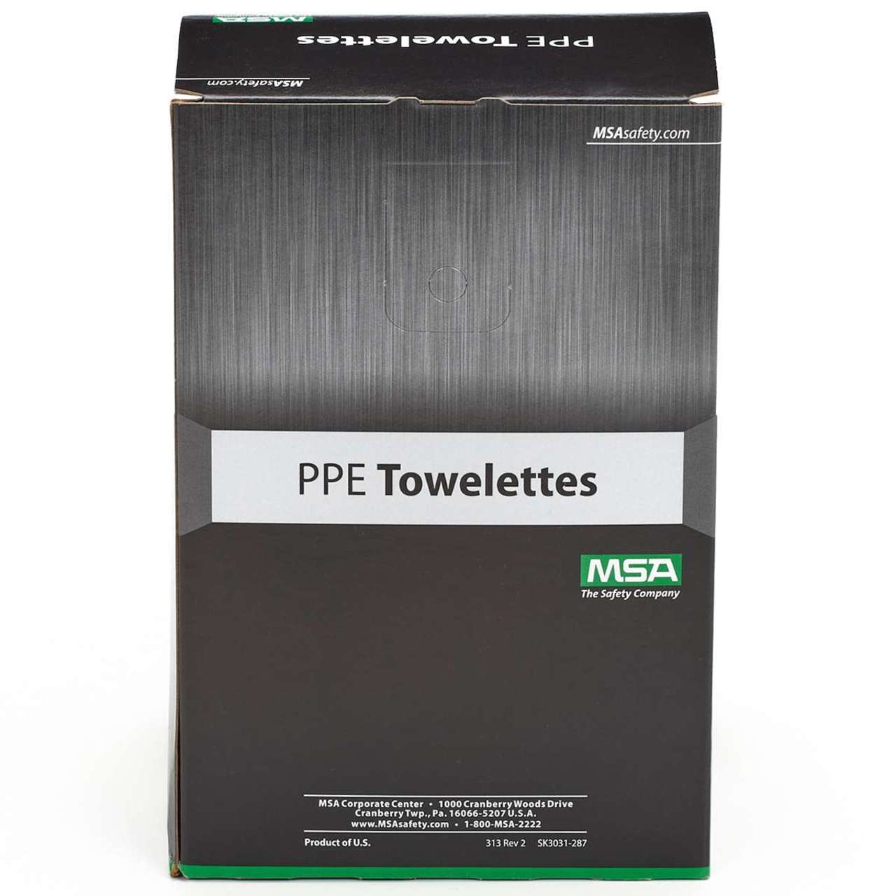 MSA PPE Alcohol Cleaning Wipes, Box of 100 (697383)