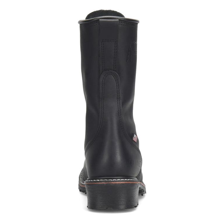 Carolina Men's Linesman 10" EH Soft Toe Boots, 905, Black Oiltan