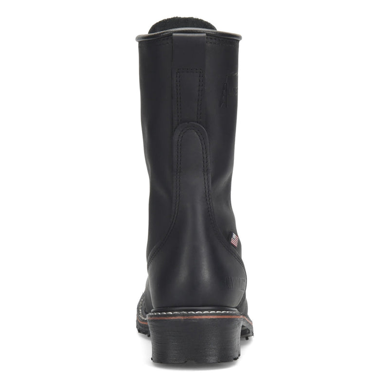 Carolina Men's Linesman 10" EH Soft Toe Boots, 905, Black Oiltan
