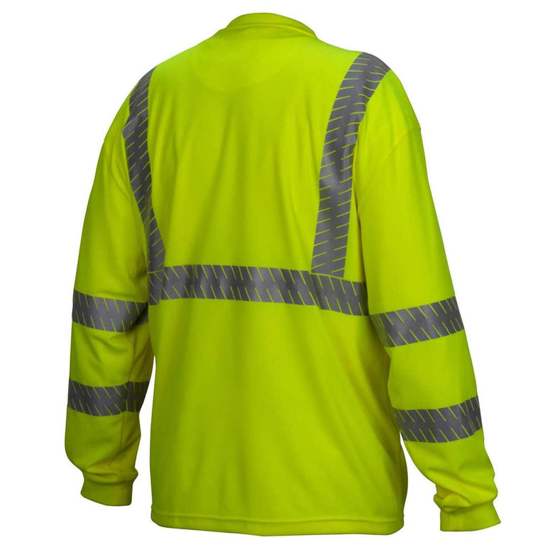 Pyramex RLTS33 Type R Class 3 Hi-Vis Long Sleeve T-Shirt