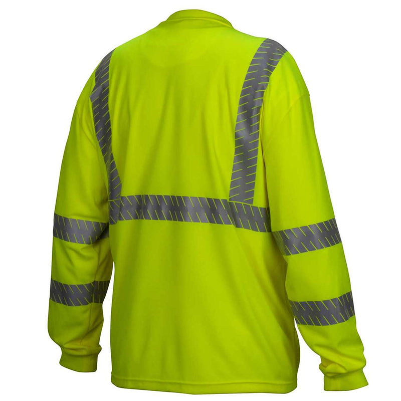 Pyramex RLTS33 Type R Class 3 Hi-Vis Long Sleeve T-Shirt