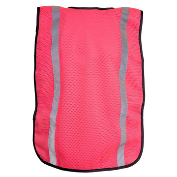 Safety Girl Women's Non-ANSI Hi-Vis Mesh Safety Vest, Hi-Vis Pink