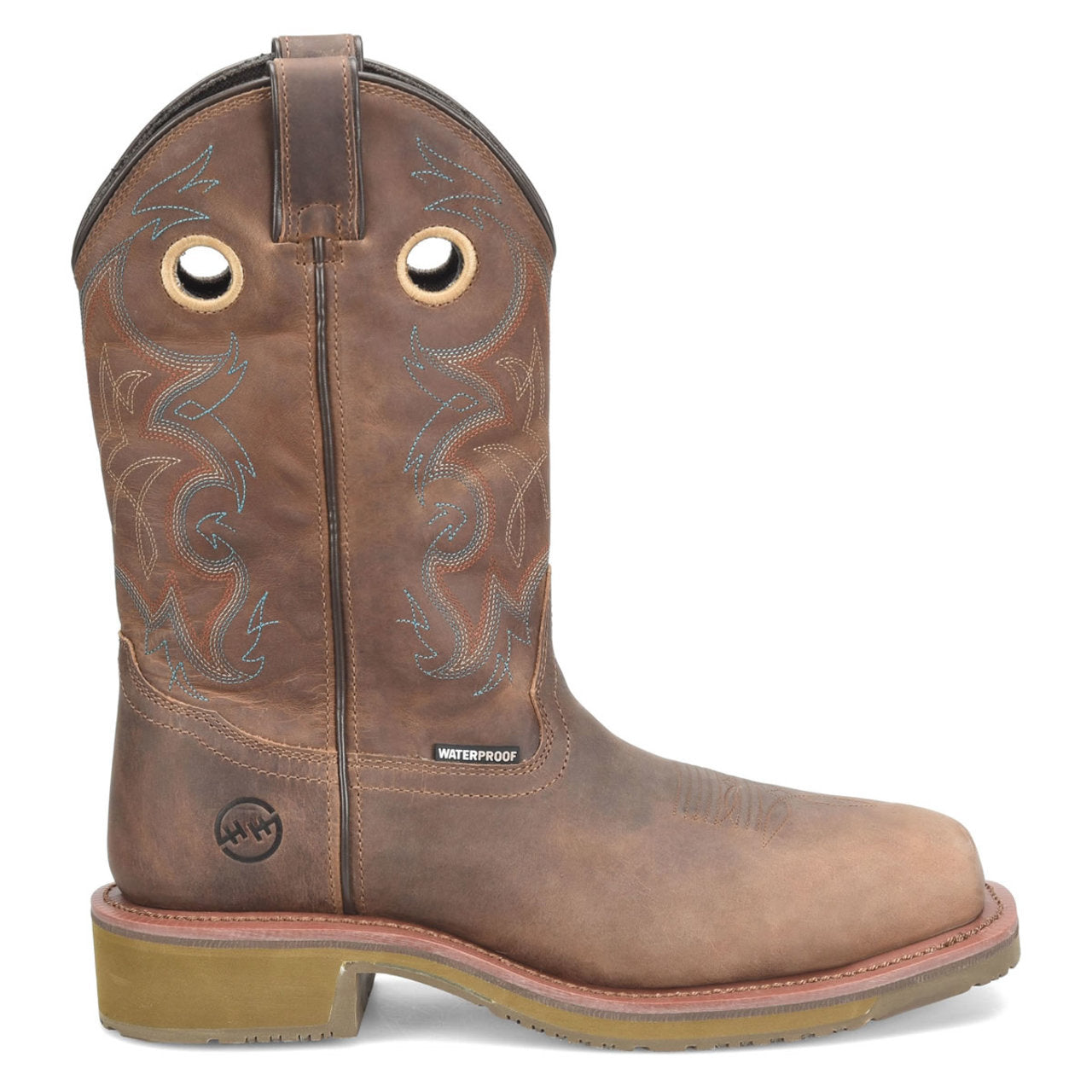 Double-H Men's Roy 12" Roper EH Composite Toe, DH5246, Brown