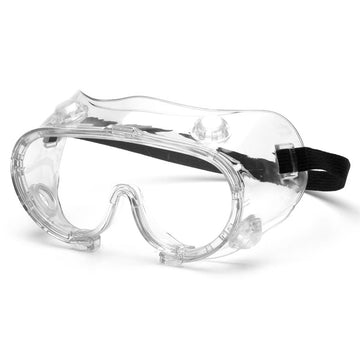 Rugged Blue Anti-Fog Safety Goggles, Clear Lens