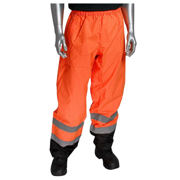 High-Vis Class E Black Trim Overpants - 318-1757