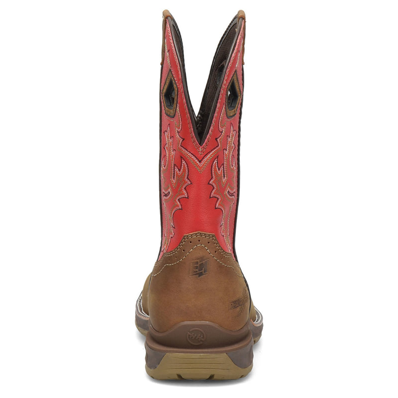 Phantom Rider Men's Henly  11" Waterproof EH Composite Toe Boots, DH5358, Tan/Red