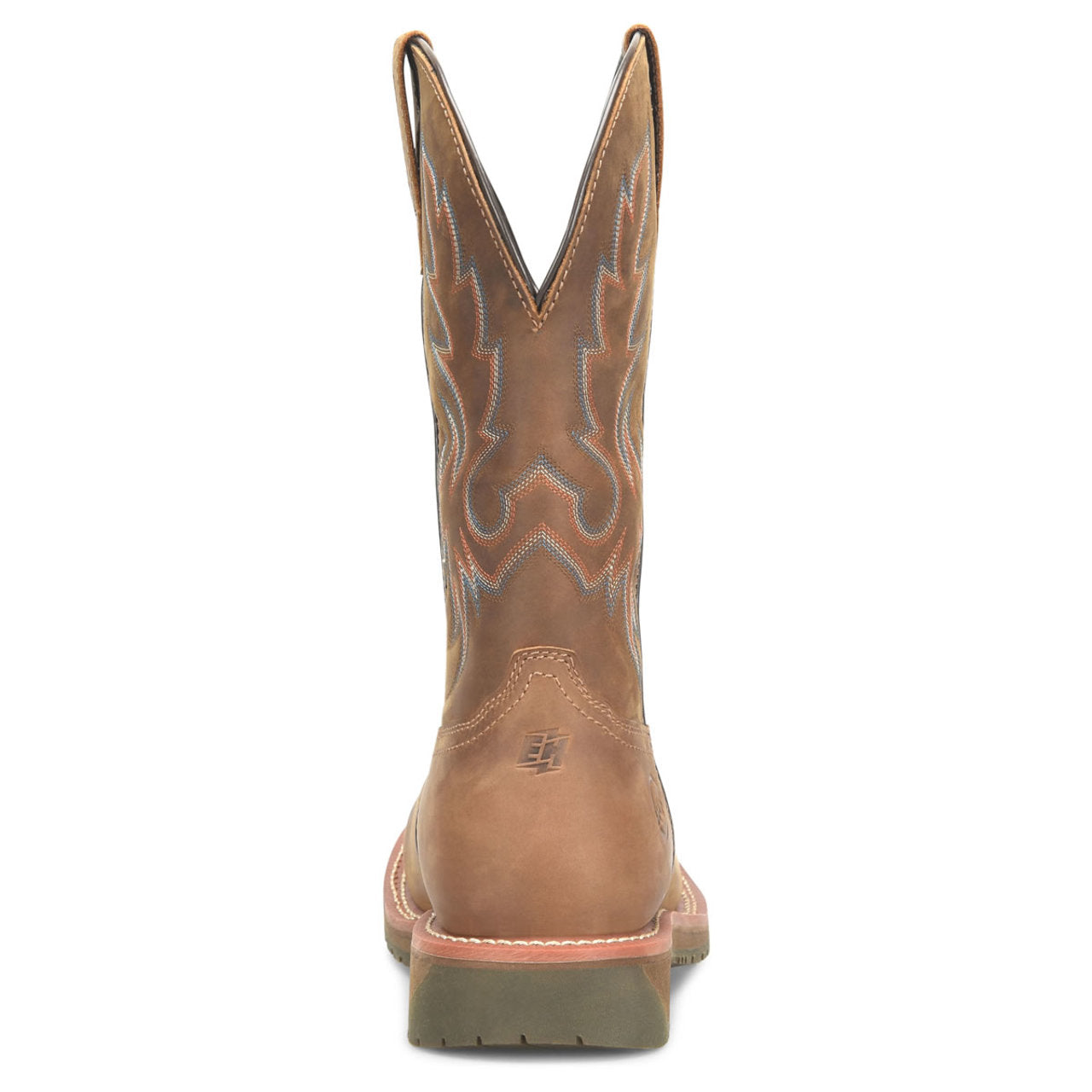 Double-H Men's Brockton 12" Roper Waterproof EH Composite Toe Boots, DH6141, Brown