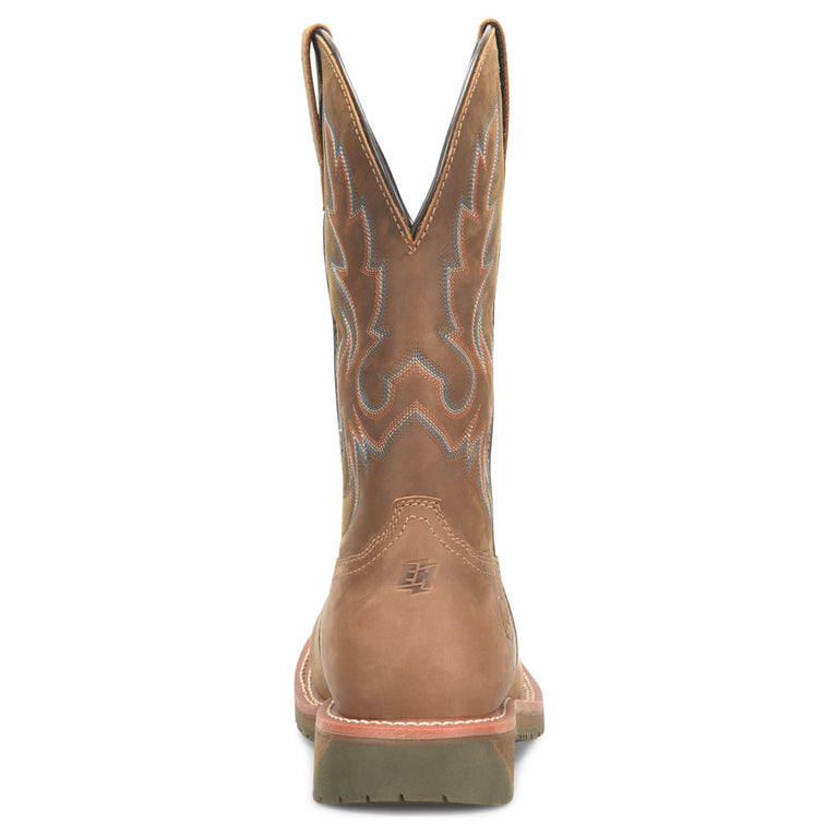 Double-H Men's Brockton 12" Roper Waterproof EH Composite Toe Boots, DH6141, Brown