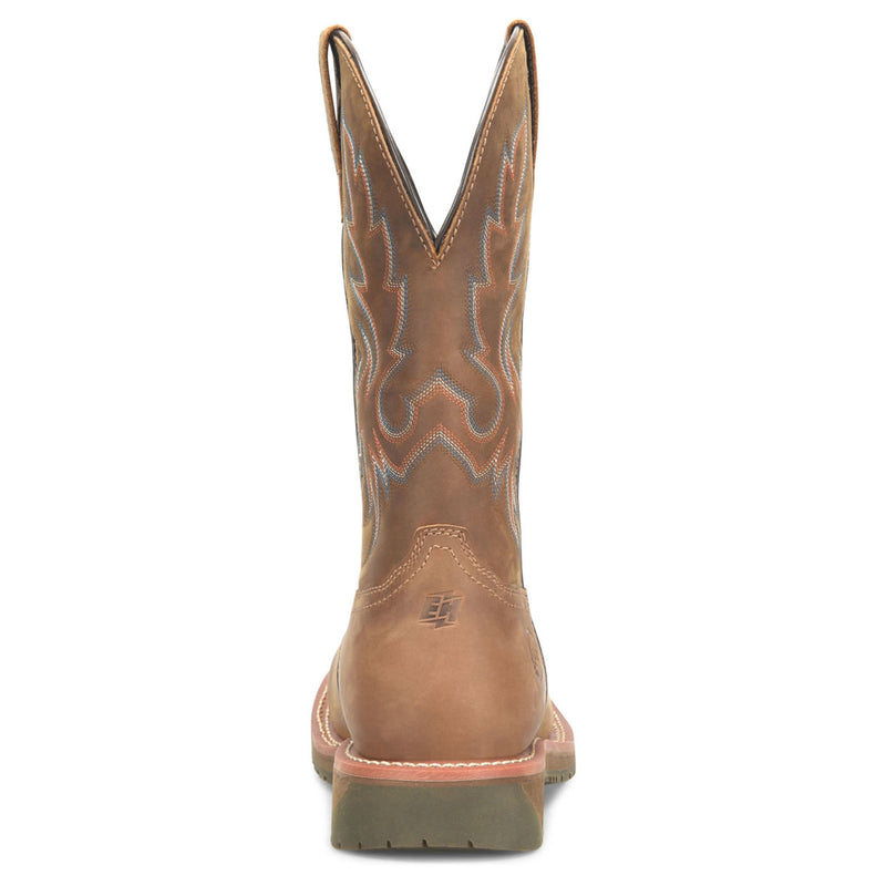 Double-H Men's Brockton 12" Roper Waterproof EH Composite Toe Boots, DH6141, Brown
