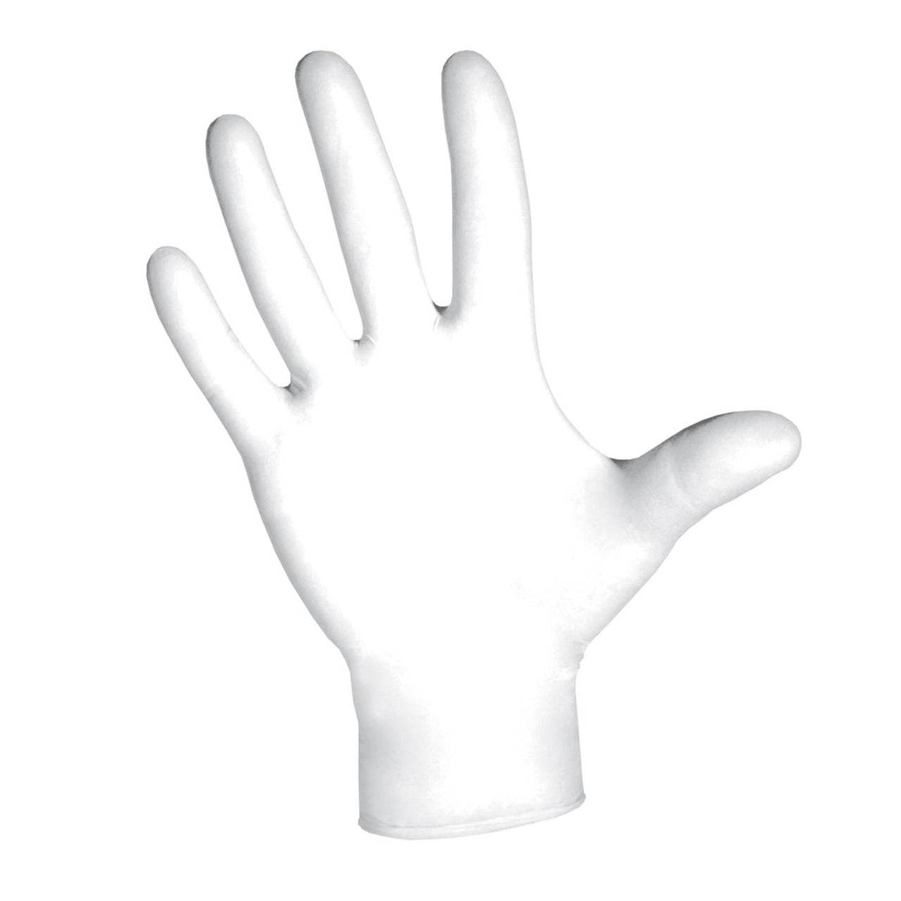 DASH Alasta Nitrile Exam Grade Disposable Gloves, White, 3.9 mil, Box of 100
