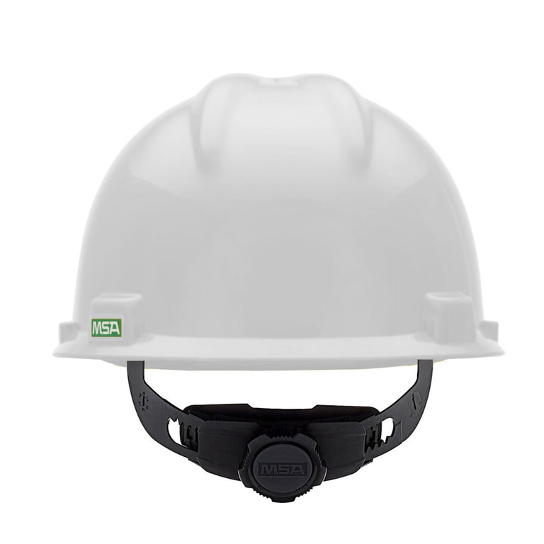 MSA V-Gard Cap Style Hard Hat Fas-Trac III Ratchet Suspension