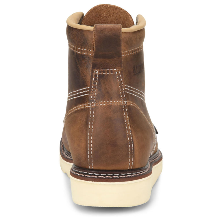 Carolina Men's AMP 6" USA EH Steel Toe Boots, CA7811, Tan