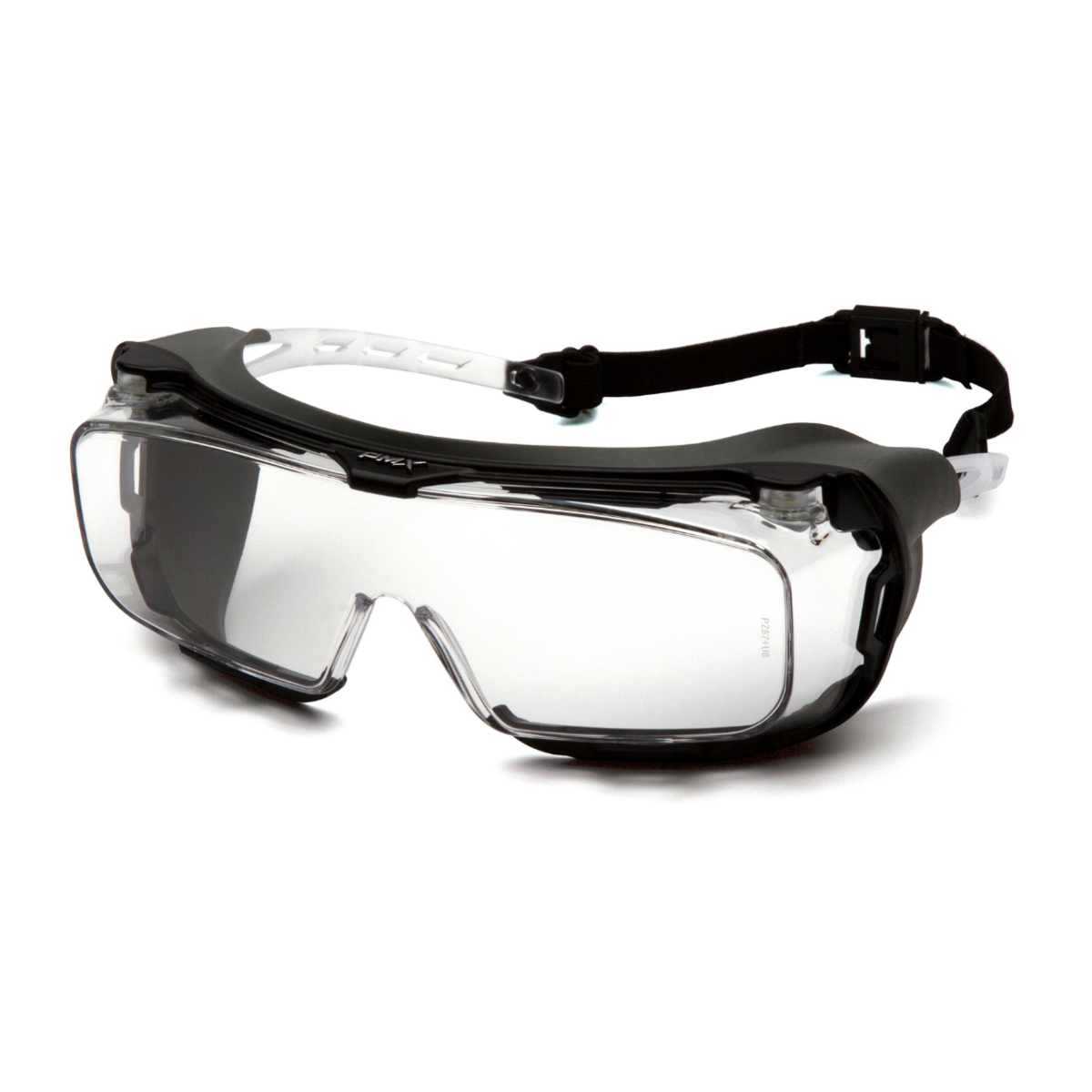 protective goggles over glasses Pyramex Cappture Clear H2MAX Anti-Fog Safety YMM_2008_WRX Science Glasses will make Color Frame:Coral White Fahrradbrille polarisiert oder selbsttönend