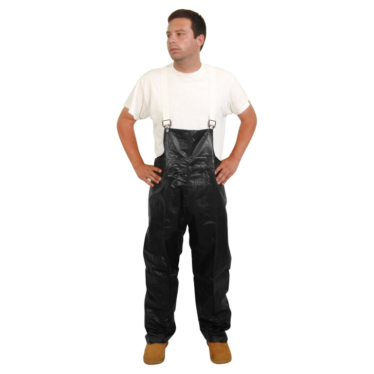 Neese Universal Bib Pants w/ Elastic Suspenders (4XL White)