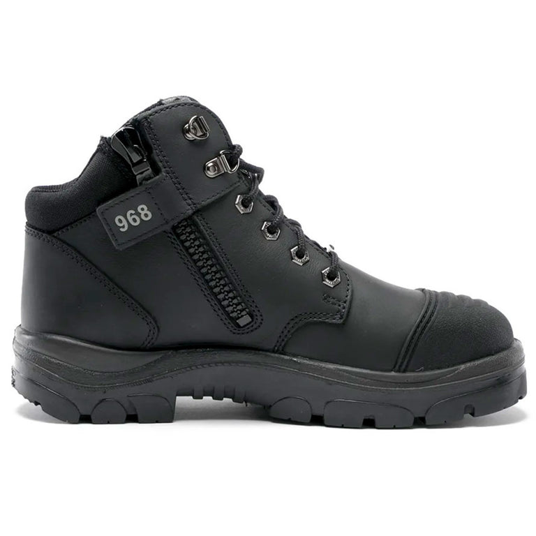Steel Blue Men's Parkes Zip 6" EH Steel Toe Boots, 812968, Black