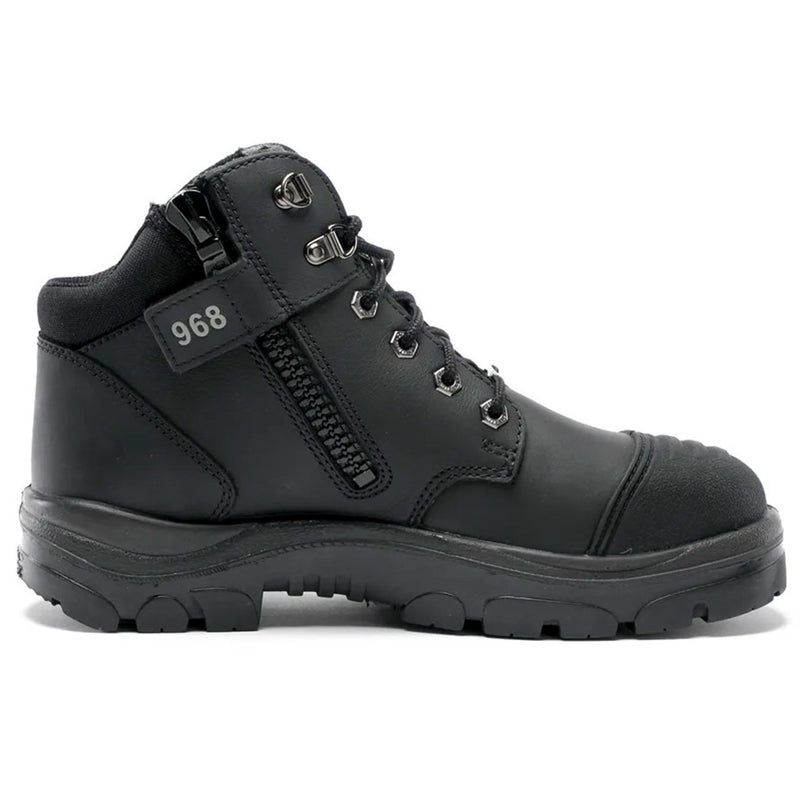 Steel Blue Men's Parkes Zip 6" EH Steel Toe Boots, 812968, Black