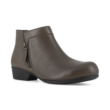 Rockport Women's Carly Work EH Alloy Toe Boots, Charcoal - RK753
