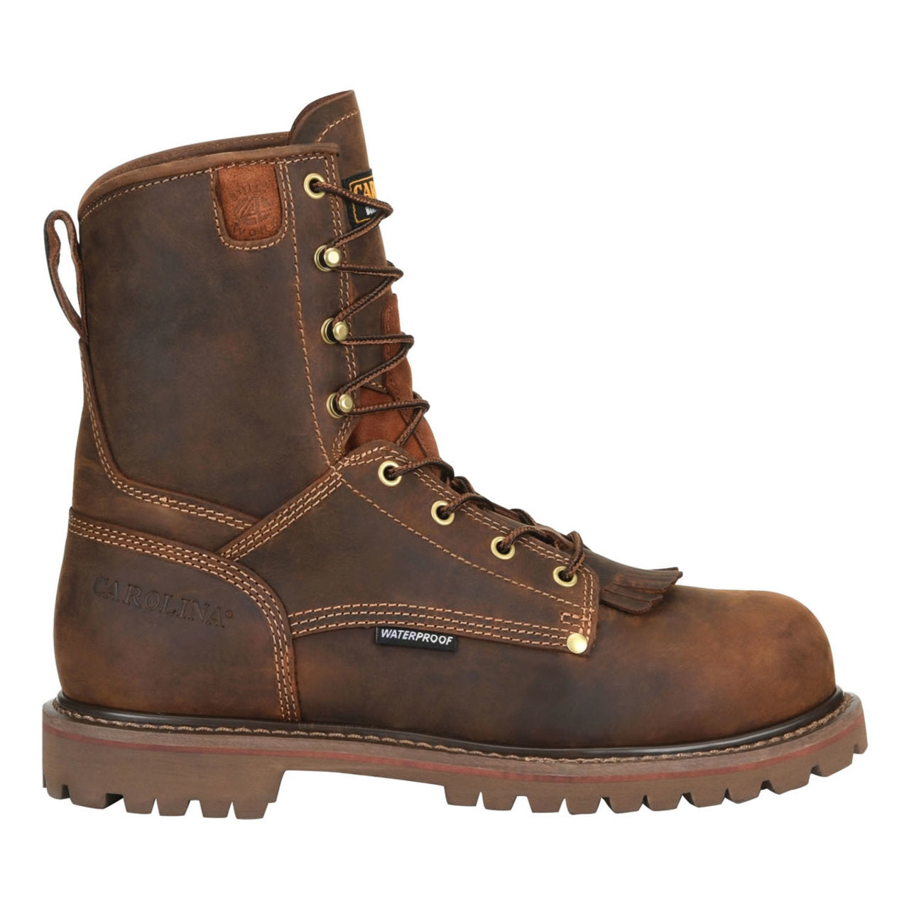 Carolina Men's 28 Series 8" Waterproof EH Soft Toe Boots, CA8028, Kharthoum Cigar