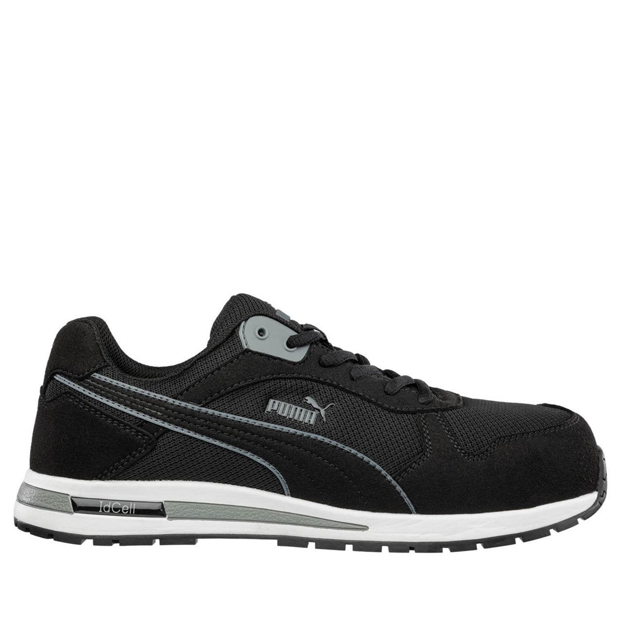 Puma Safety Women's Frontside Low SD Composite Toe Shoes, 643185,  Black/Grey