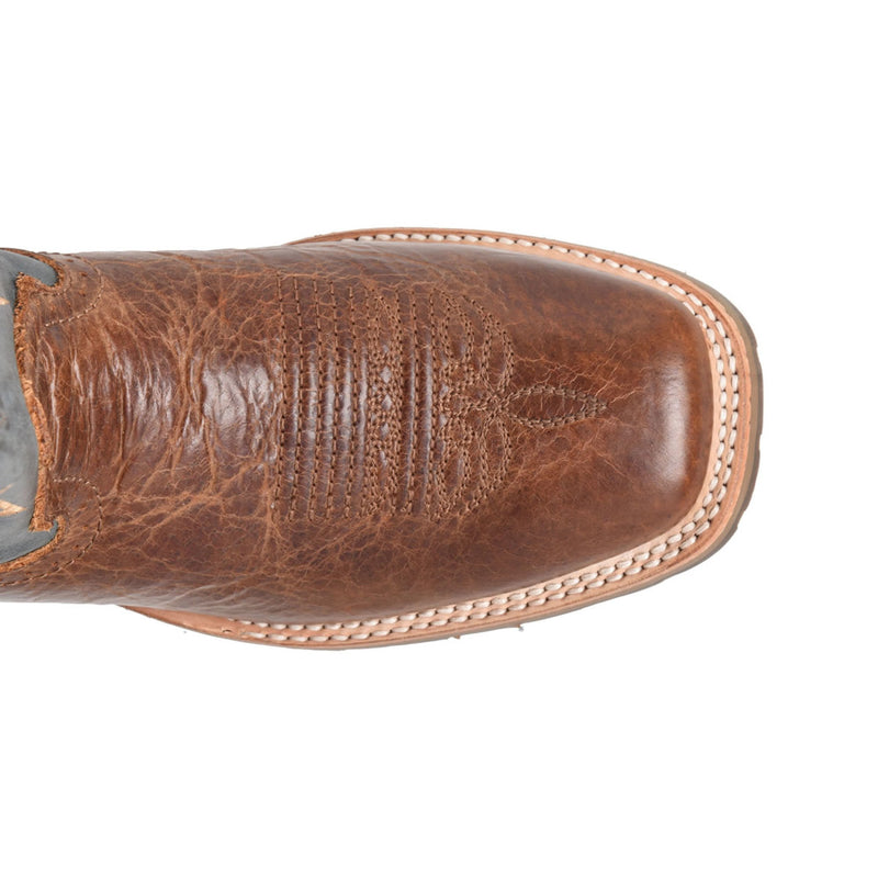 Double-H Men's 12" Leland Boots, DH7026, Blue/Brown