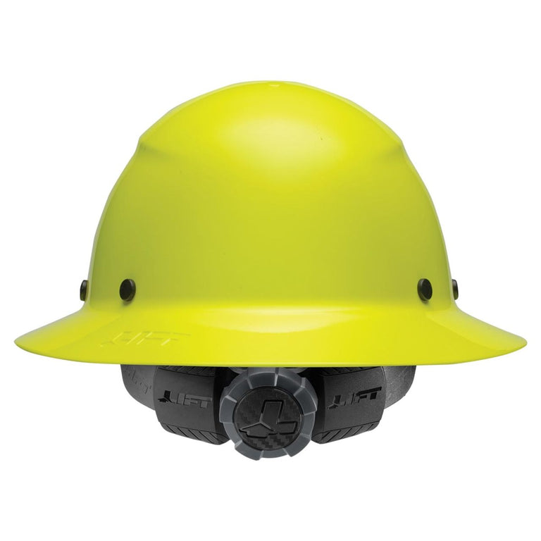 LIFT DAX Hi-Viz Fiber Resin Full Brim Hard Hat