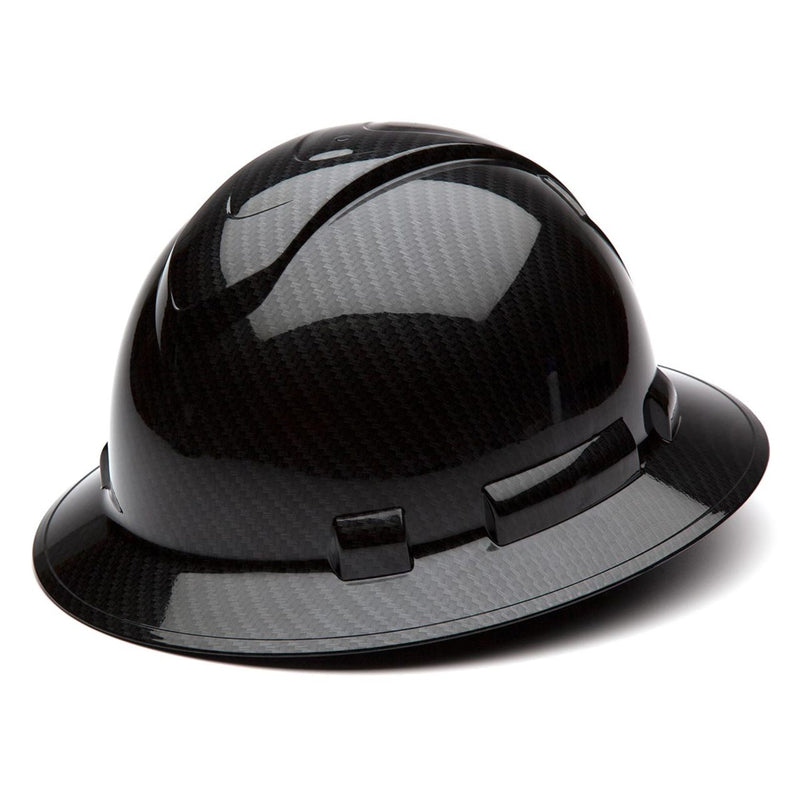 Pyramex Ridgeline Full Brim Hard Hat 4-Point Ratchet Suspension