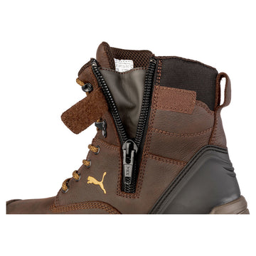 Puma Safety Men's Conquest CTX Waterproof EH Composite Boots, 630655, Brown