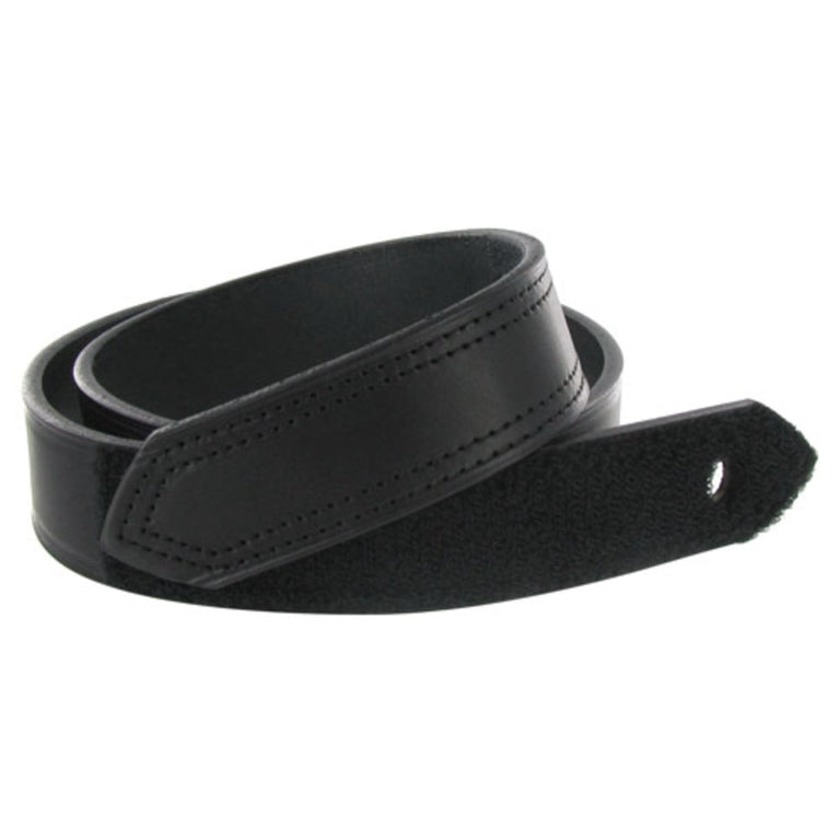 Boston Leather 1.5" Hook & Loop Tipped Leather Belt, USA Made - 6530